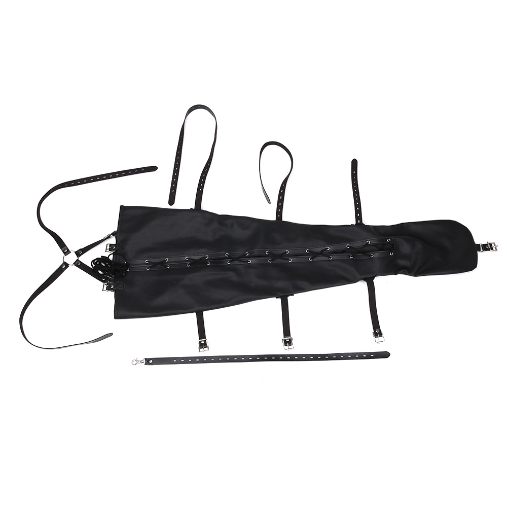 後綁式全包型腳套(黑色)