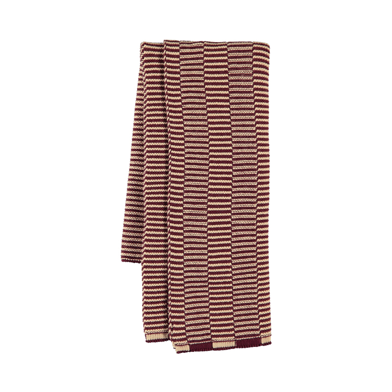OYOY Stringa 層疊線條萬用巾 - 茄紫玫瑰