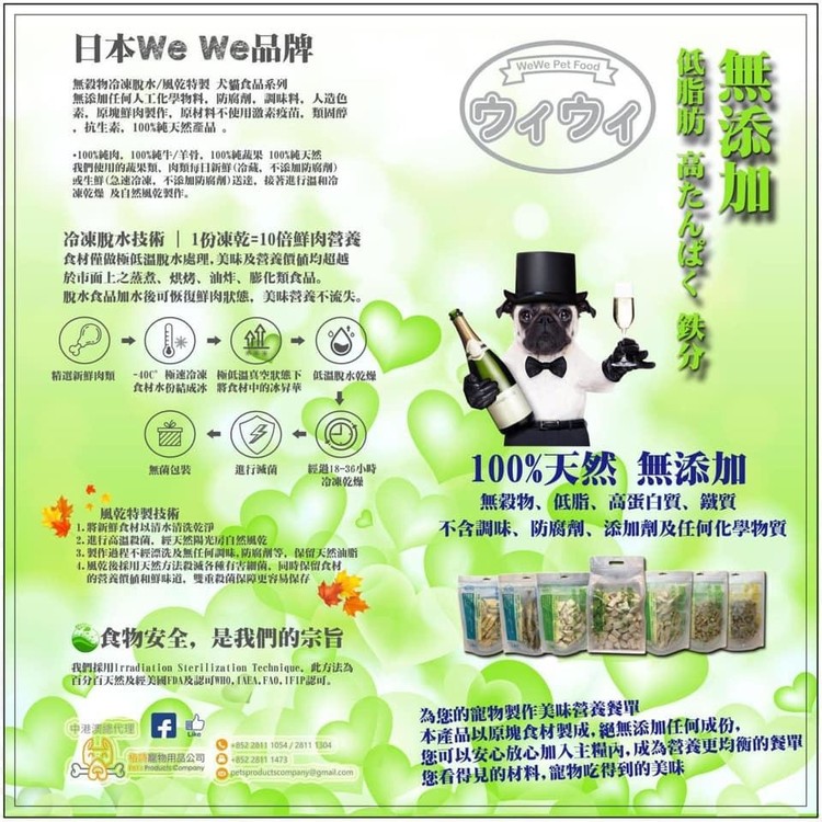 日本wewe 冷製雞肉乾400g