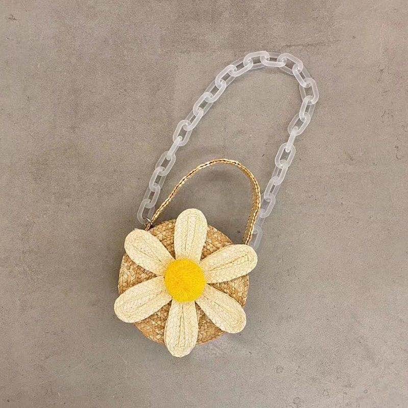 baby flower Woven bag