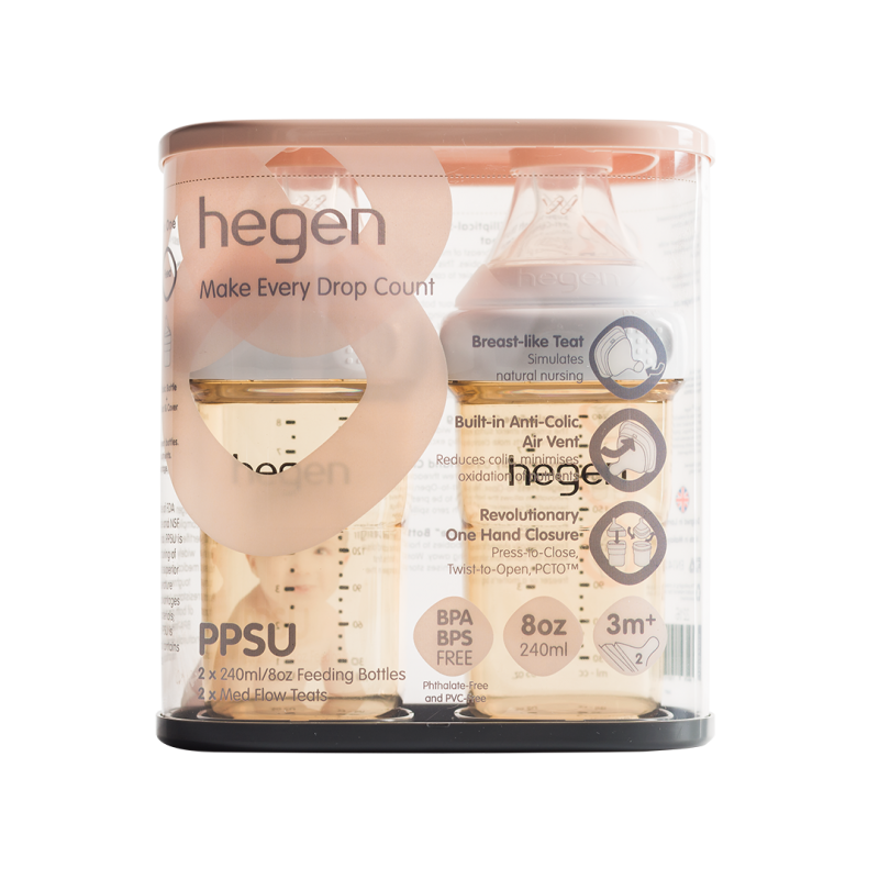 Hegen PCTO PPSU智慧奶樽 240ml 2個裝-香港行貨