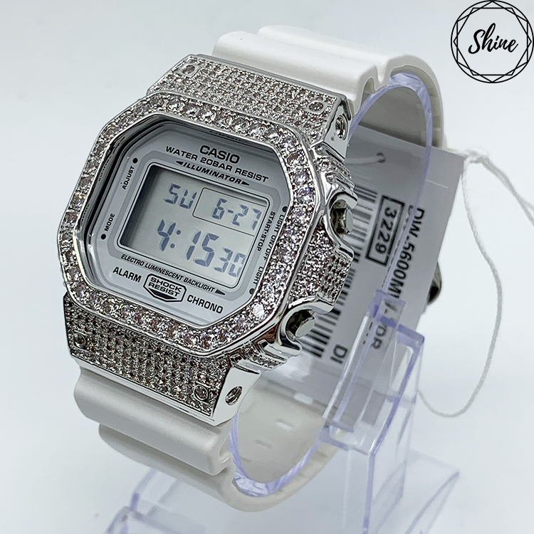 銀色 改裝手錶 DW-5600MW-7 - 經典