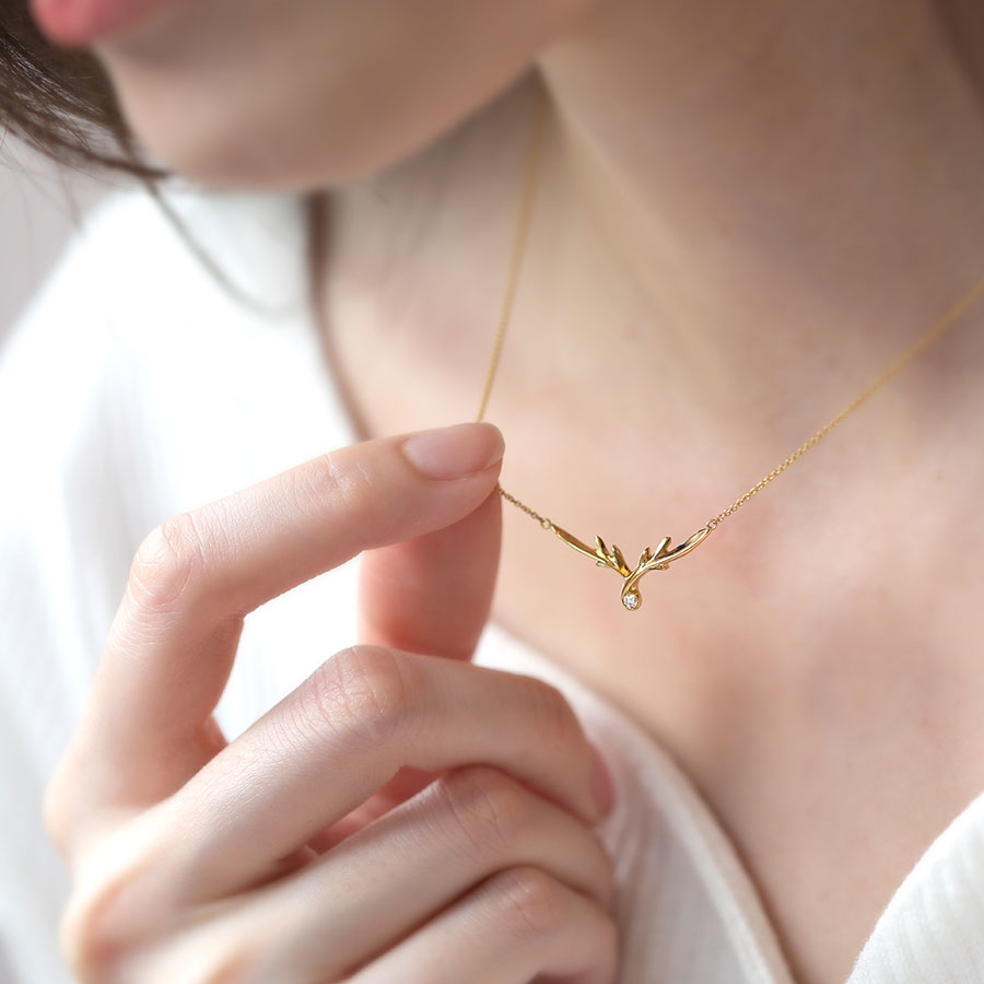 心鹿歷程 — 3分鑽石項鍊 (B款)