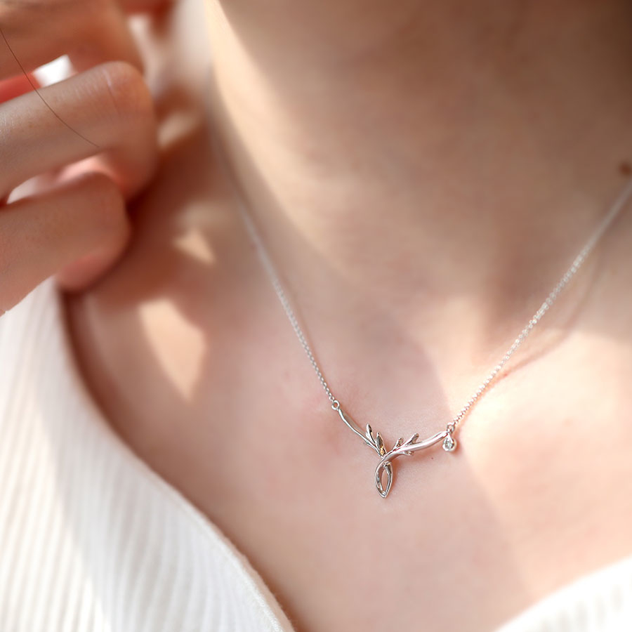 心鹿歷程 — 3分鑽石項鍊(Ａ款)