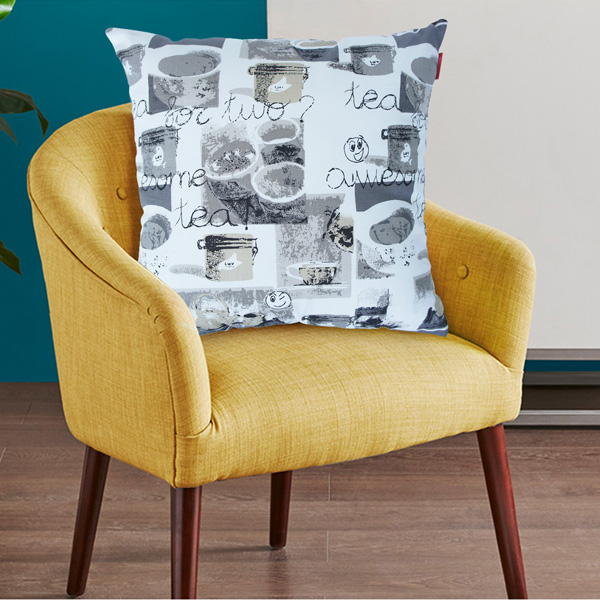 歐風純棉抱枕(45x45cm)(60x60cm)_咖啡