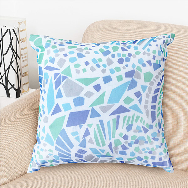 夏威夷棉紗抱枕(45x45cm)(60x60cm)_彩繪藍