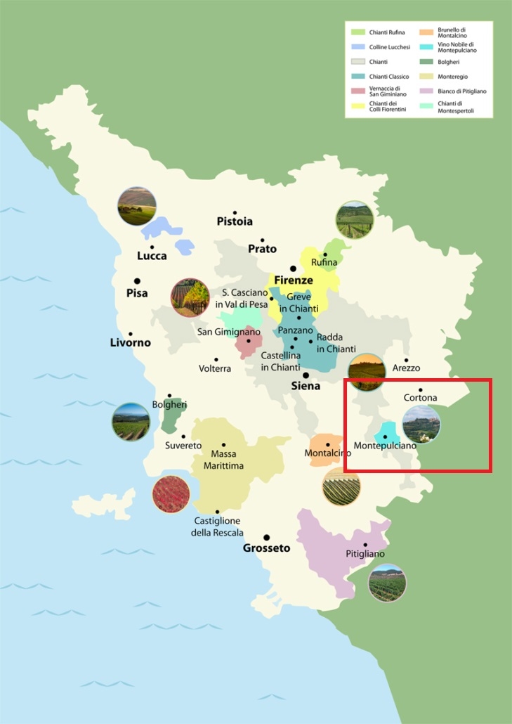 Nobile vino nobile di montepulciano, 貴族蒙特布查諾