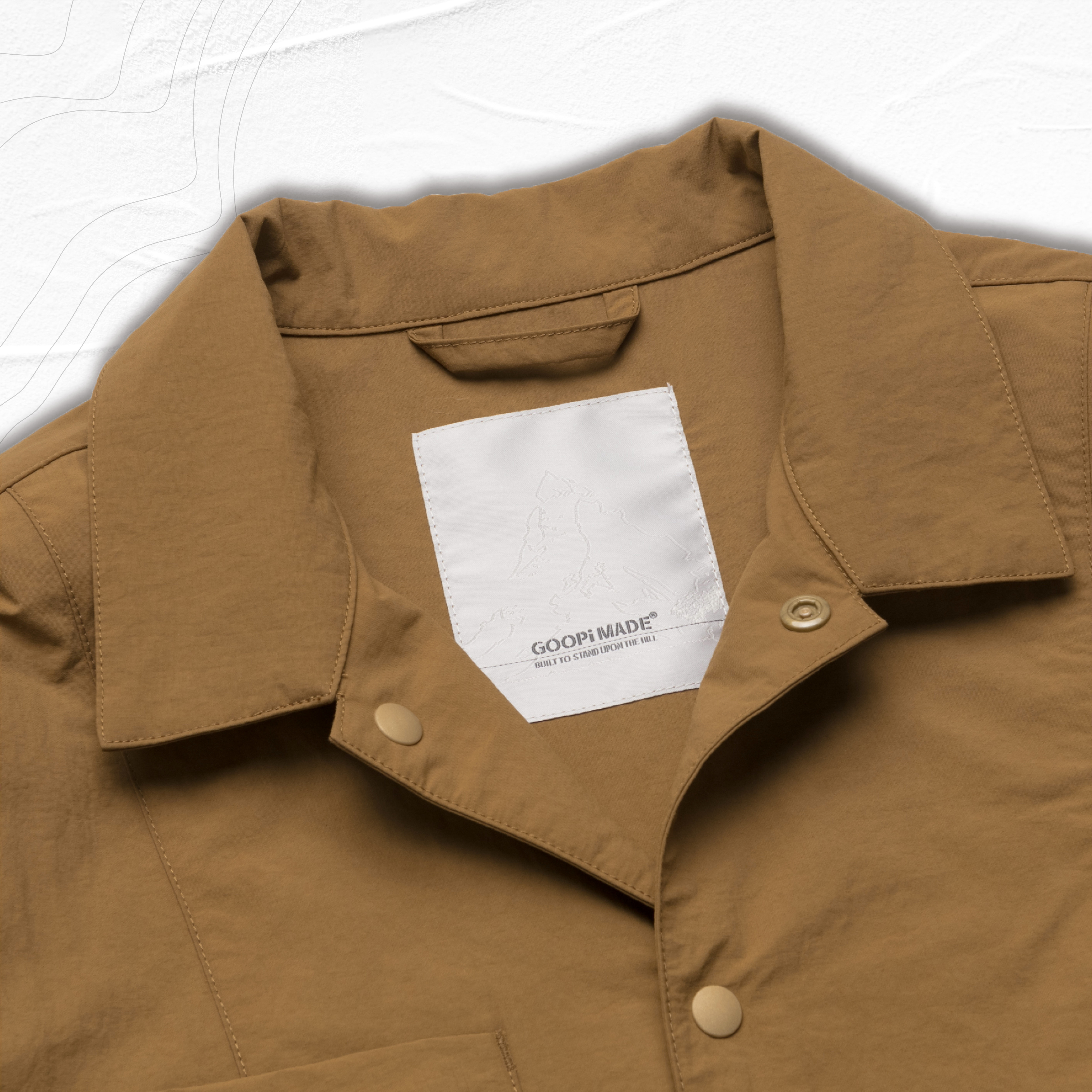 TS-01” 2-way Functional SHIRT - Deep sand