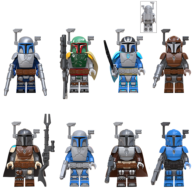 8PCS\Lot Star Wars Various Mandalorian Minifigures Fit Lego KT1041