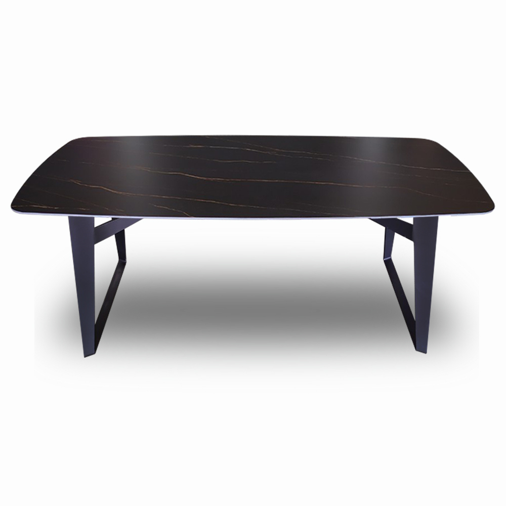 外八造型黑砂金屬桌腳|底座 #9105