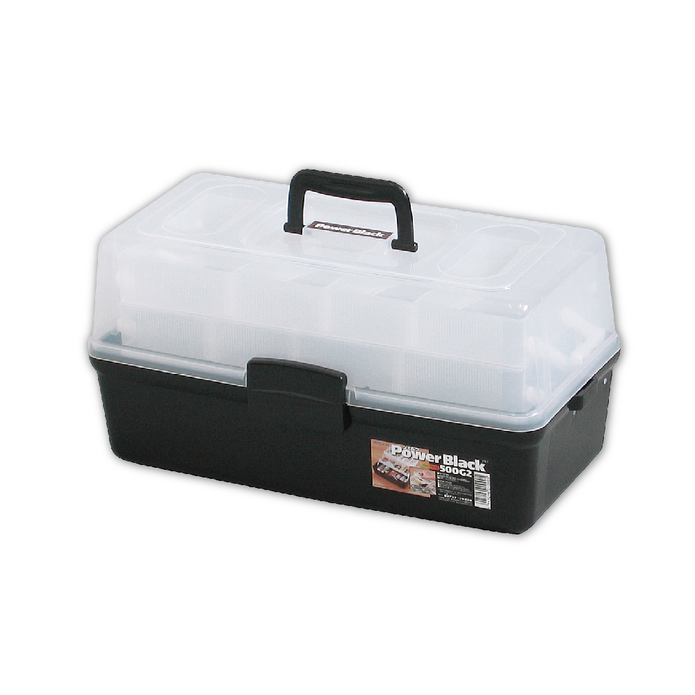 【日本JEJ ASTAGE】ShelfPower2層工具箱500G2/黑色