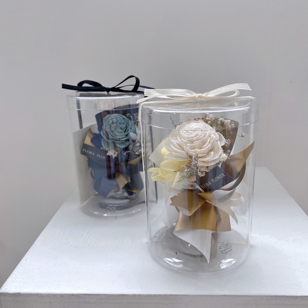 畢業季擴香瓶中花束-金屬色系