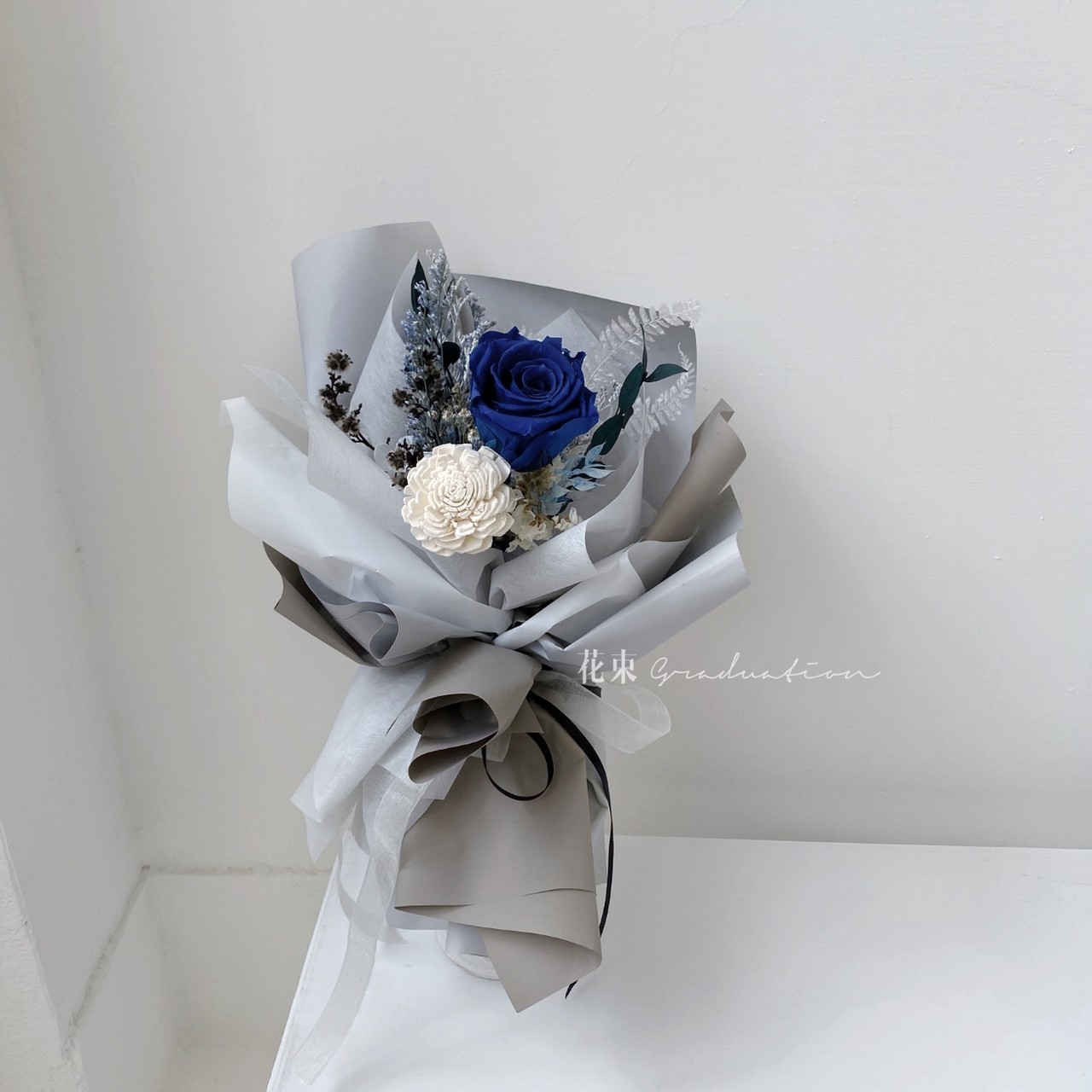 畢業花束(M)-永生玫瑰全系列三色