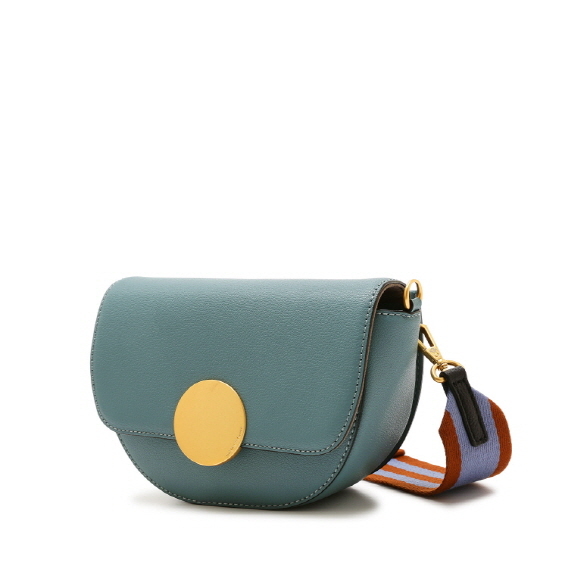 Oryany Lottie Saddle Crossbody - AWESOME GREEN
