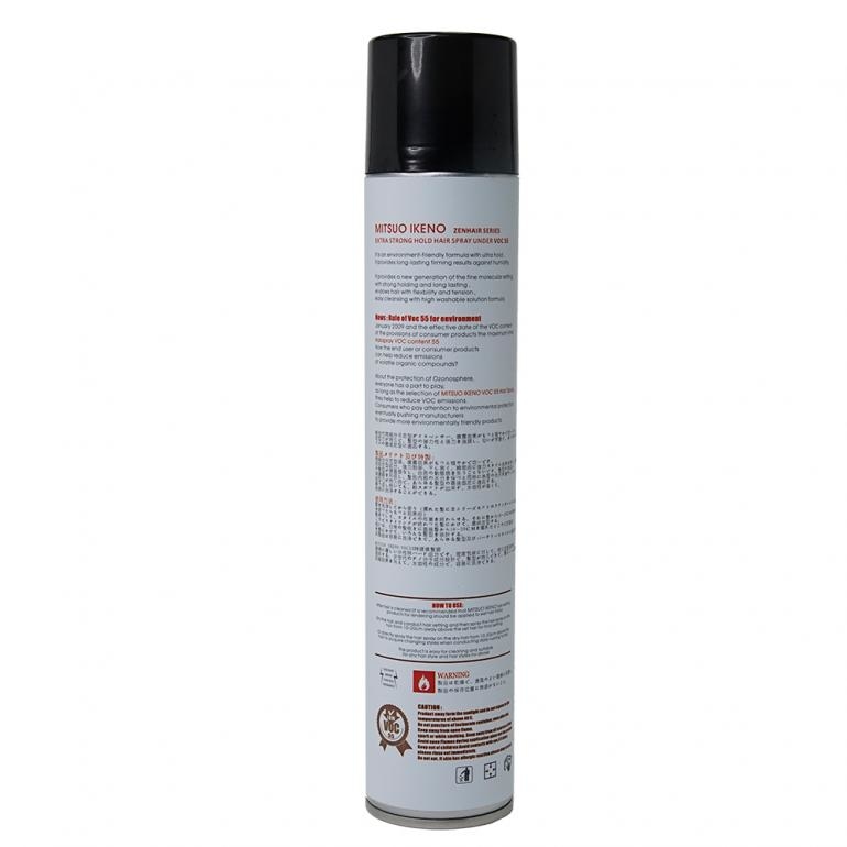 Mitsuo Ikeno Z3 Extra Strong Hold Hair Spray Under VOC55 380ml