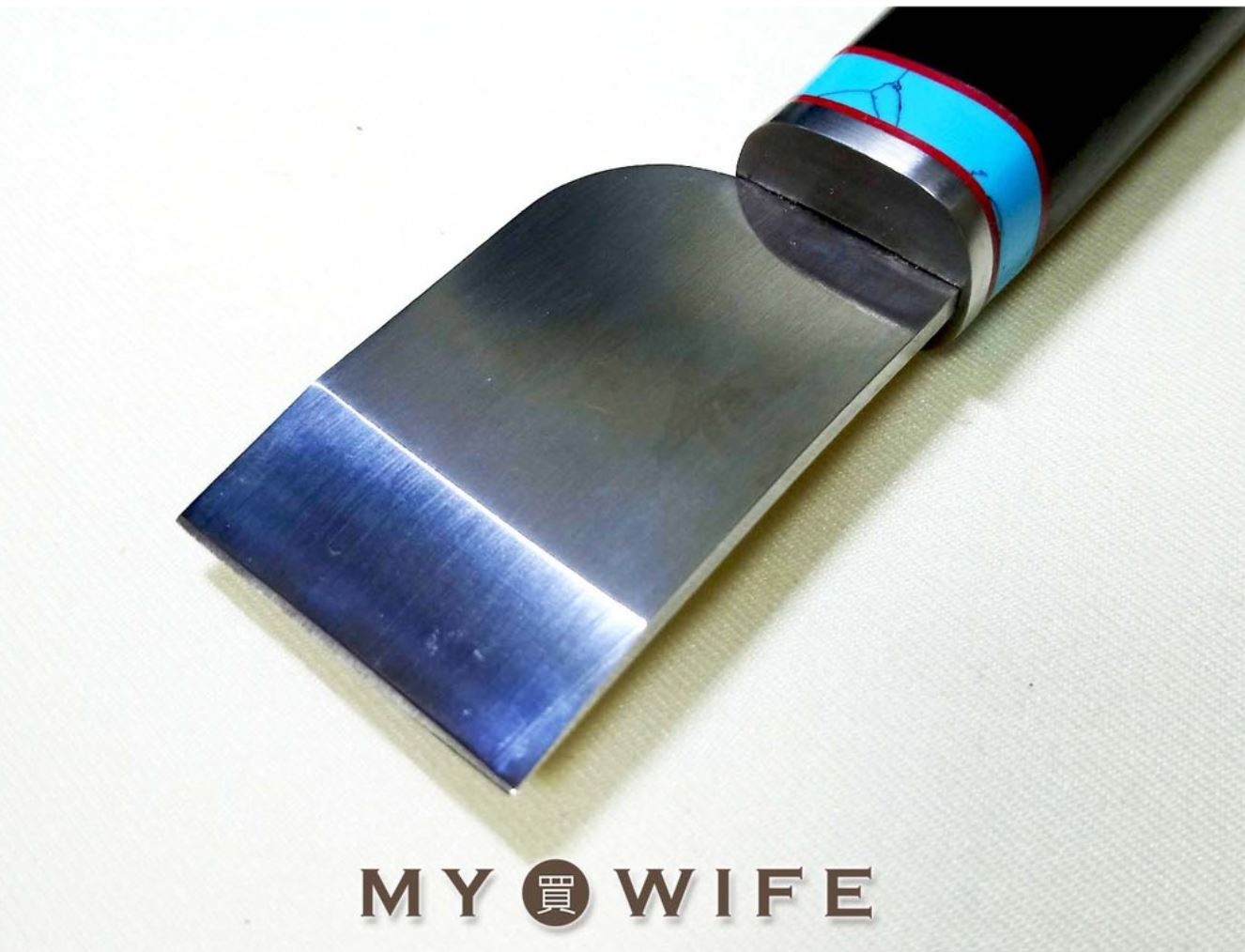 3.5cm檀木裁皮刀_裁皮工具