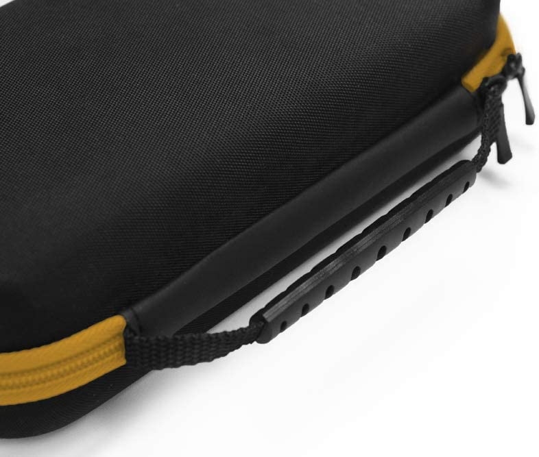 NS LITE 主機硬殼包 可收納12片遊戲卡匣（黑藍色）（黑黃色）