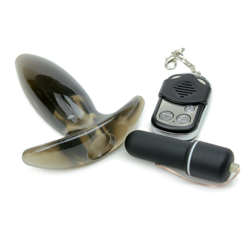 〔日本原裝進口〕A-ONE 黑色激打 無線遙控後庭震動器