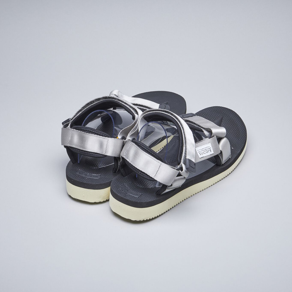 [出清商品售出無退換] SUICOKE DEPA-V2 OG-022V2 銀色 涼鞋 尼龍 耐磨 魔鬼氈 VIBRAM 黃金大底【SK21022V2GY】