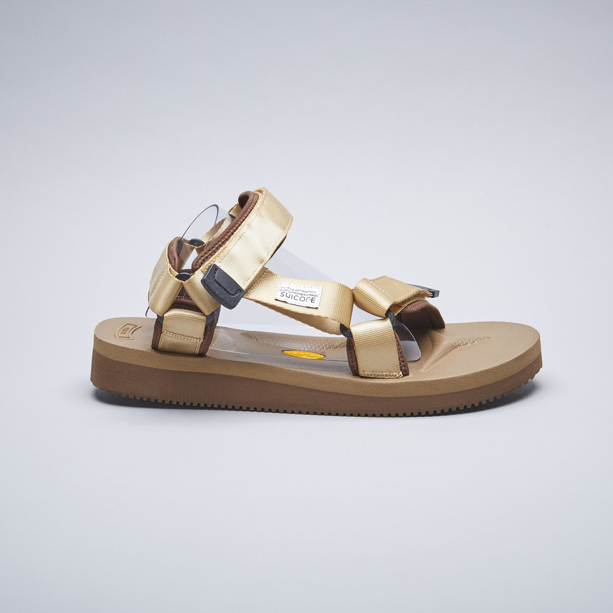 [出清商品售出無退換] SUICOKE DEPA-V2 OG-022V2 沙色 涼鞋 尼龍 耐磨 魔鬼氈 VIBRAM 黃金大底【SK20022V2TN】