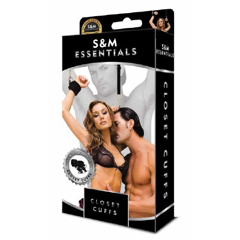 〔美國原裝進口〕S&M Essentials Closet Cuffs 衣櫃 / 掛門手扣 (黑色)