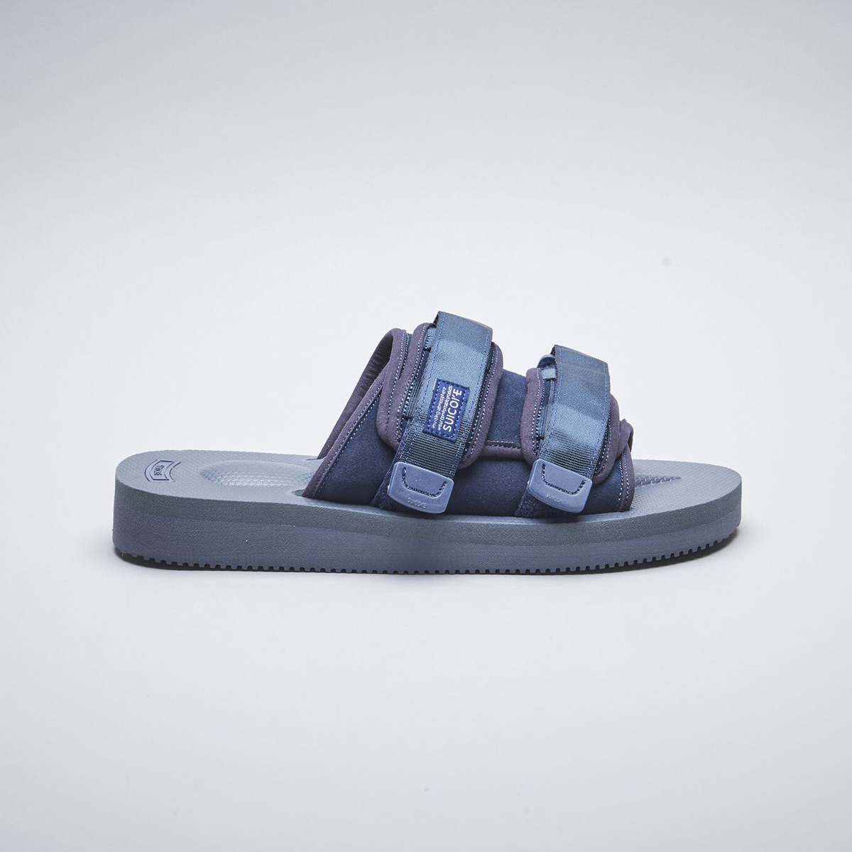 [出清商品售出無退換] SUICOKE MOTO-VS OG-056VS 深藍 麂皮 魔鬼氈 拖鞋 VIBRAM 黃金大底【SK21056VSNY】