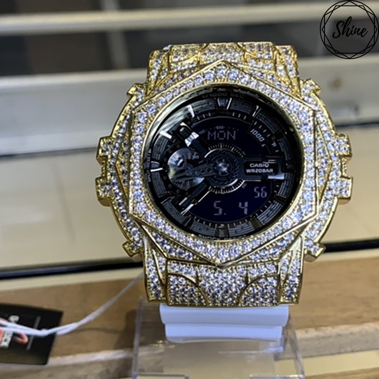 金色 改裝手錶 GA-110GW-7A - 玫瑰