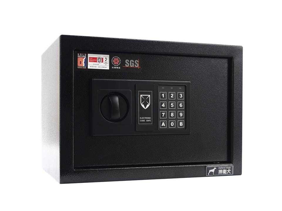 捍衛犬 三鋼牙加厚-電子式保險箱