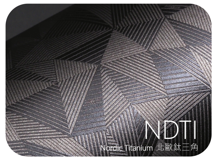 LIFE+GUARD NDTI Nordic Titanium 北歐鈦三角 幾何風格貼膜樣式，適用於相機、鏡頭與 3C 裝置表面保護與風格打造
