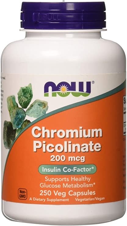[現貨] Now 吡啶甲酸鉻 200mcg 250粒 Chromium Picolinate