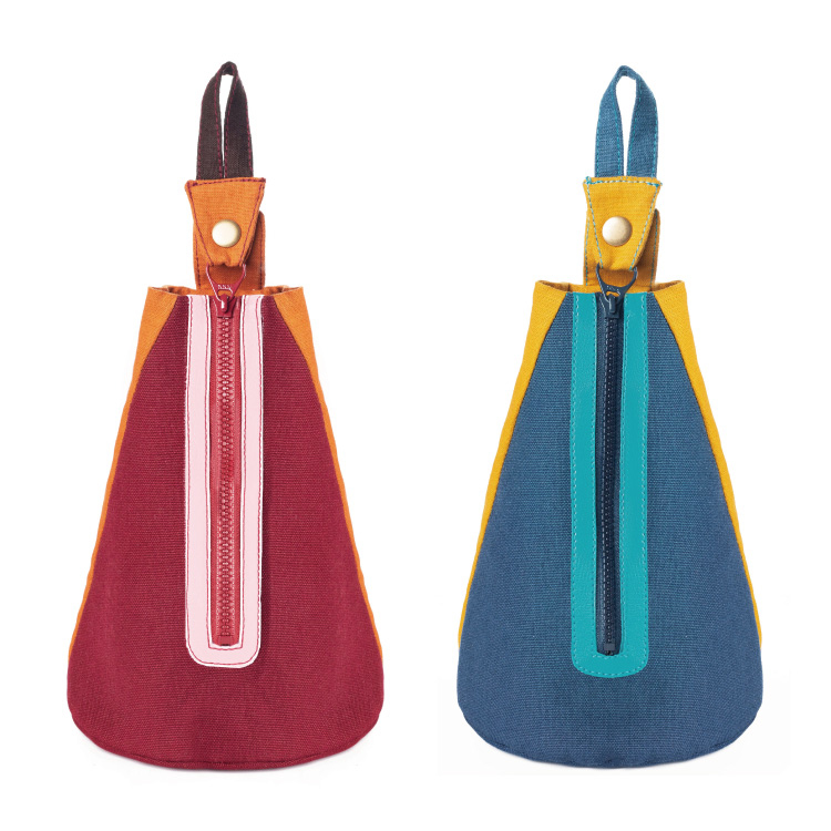 販售原尺寸【紙型】(圓錐拉鍊收納包)