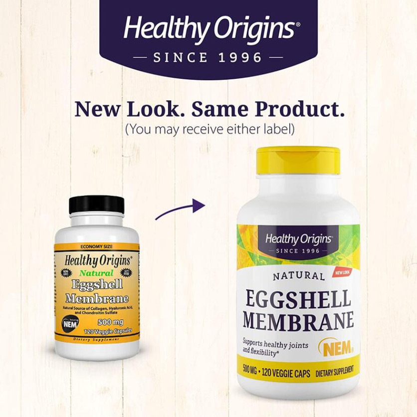 [現貨] NEM蛋殼膜 500毫克 120粒 Healthy Origins Eggshell Membrane