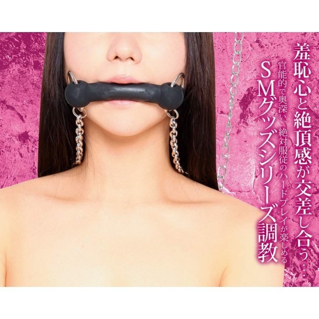 〔日本原裝進口〕A-ONE SM 《調教》 馬韁順從頸帶連口枷