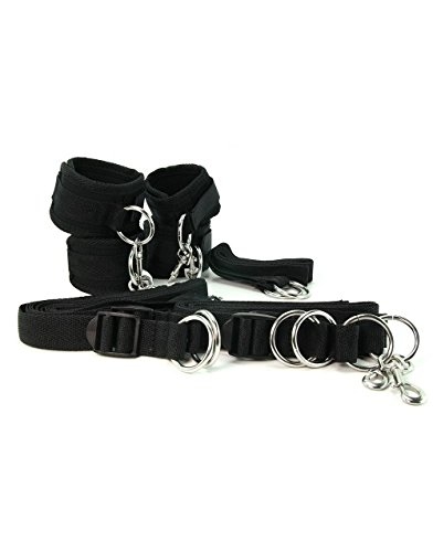 〔美國原裝進口〕S&M Essentials  四肢床上捆綁 (黑色)