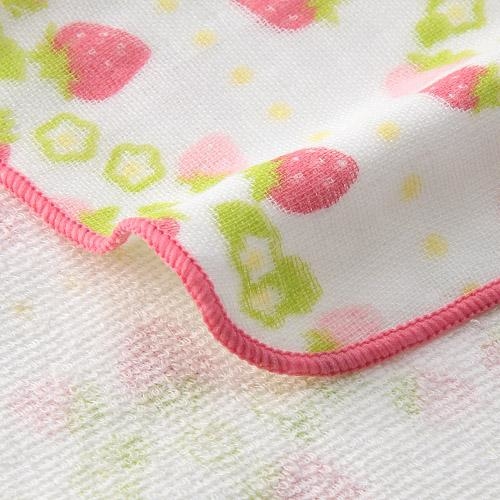 日式紗巾 30x30 (士多啤梨) (日本製)