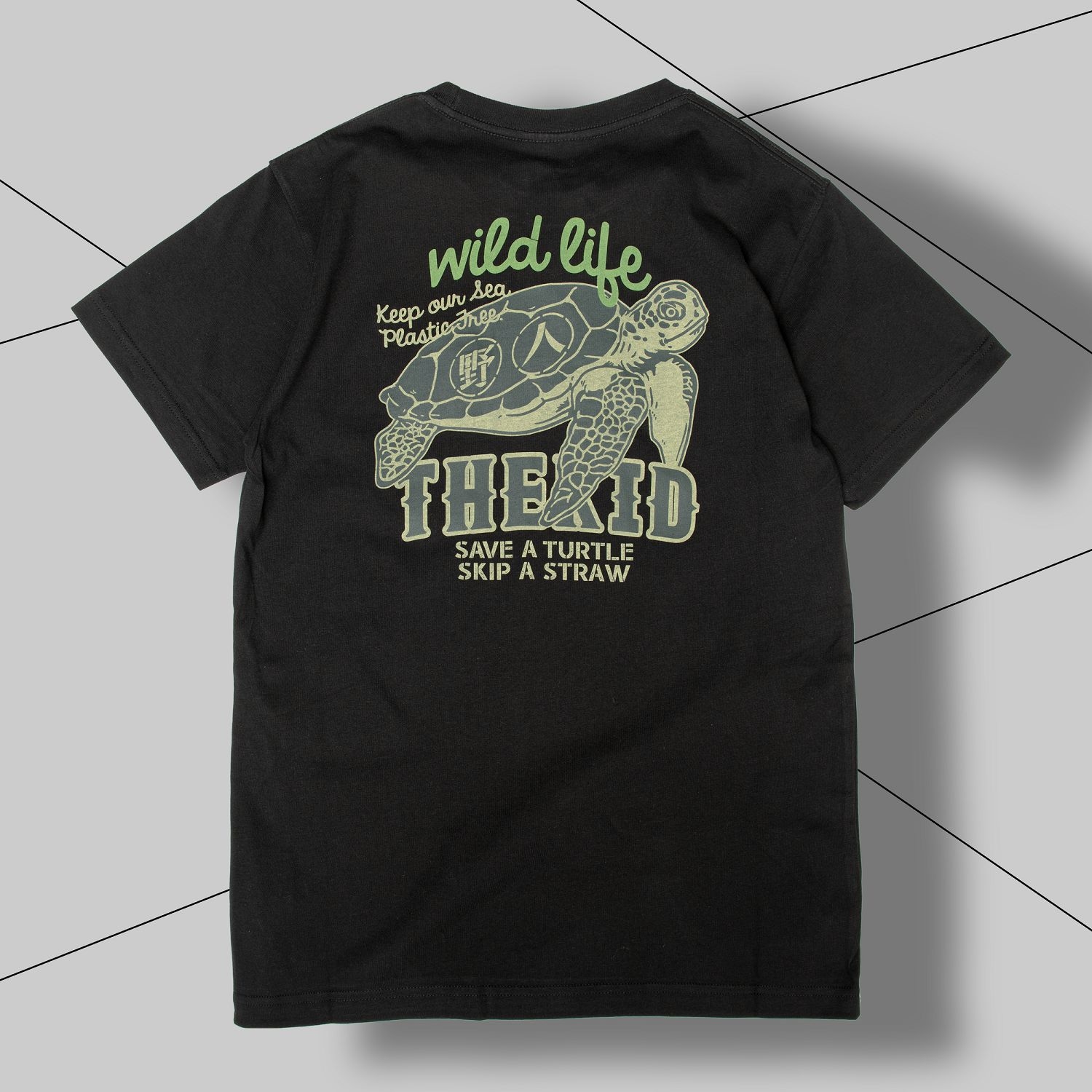 KID ® 拯救海龜標語短T