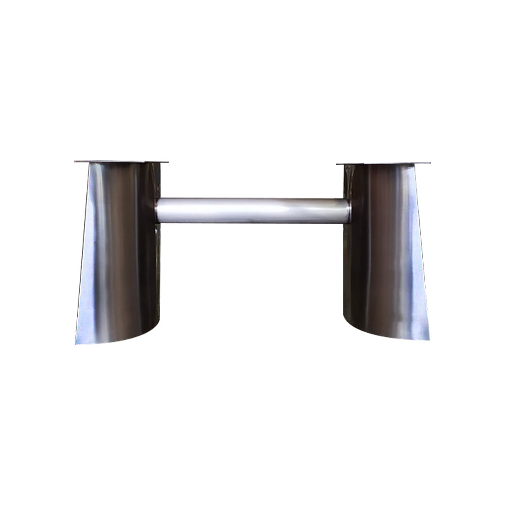 不銹鋼拉絲黑鈦金屬桌腳 #503