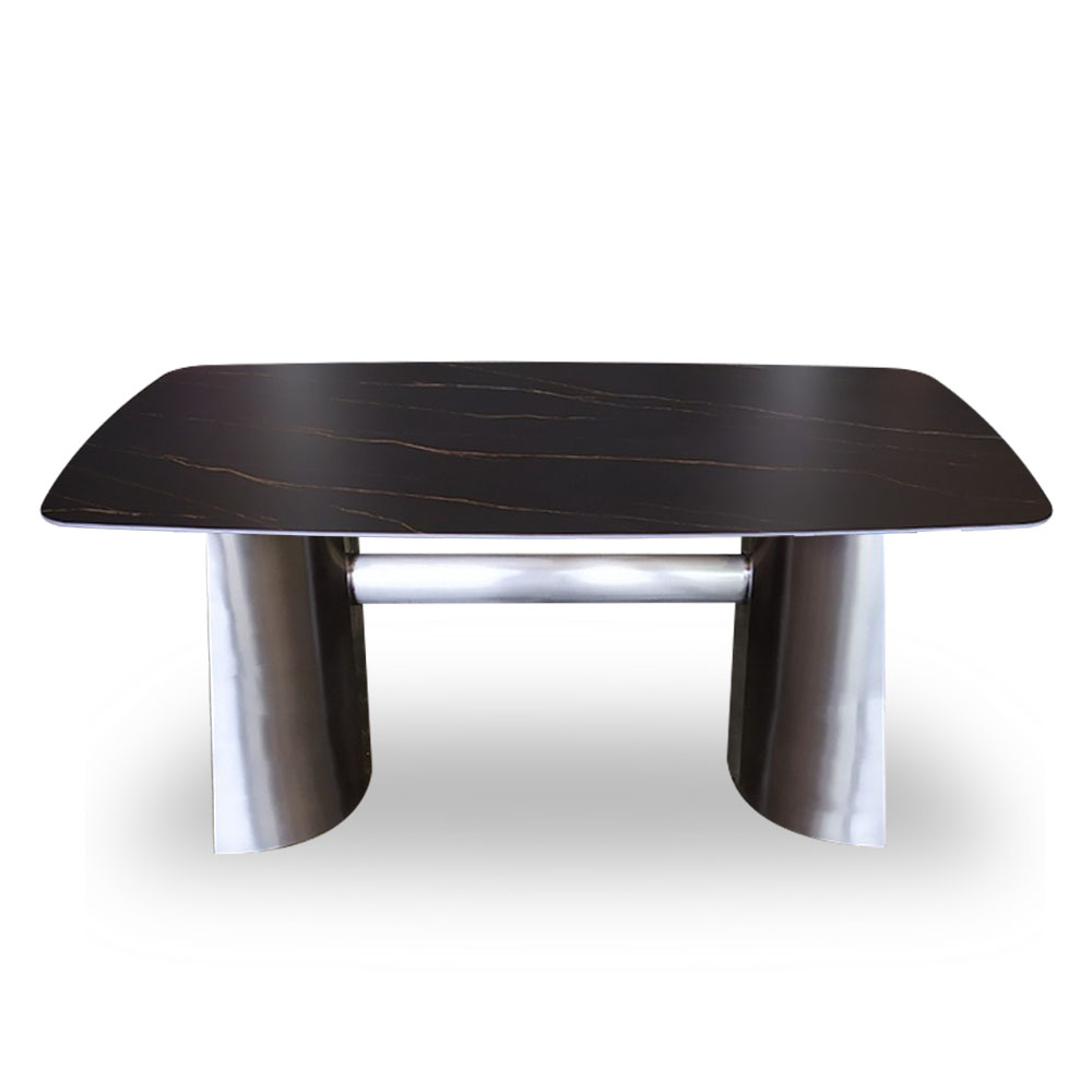 不銹鋼拉絲黑鈦金屬桌腳 #503