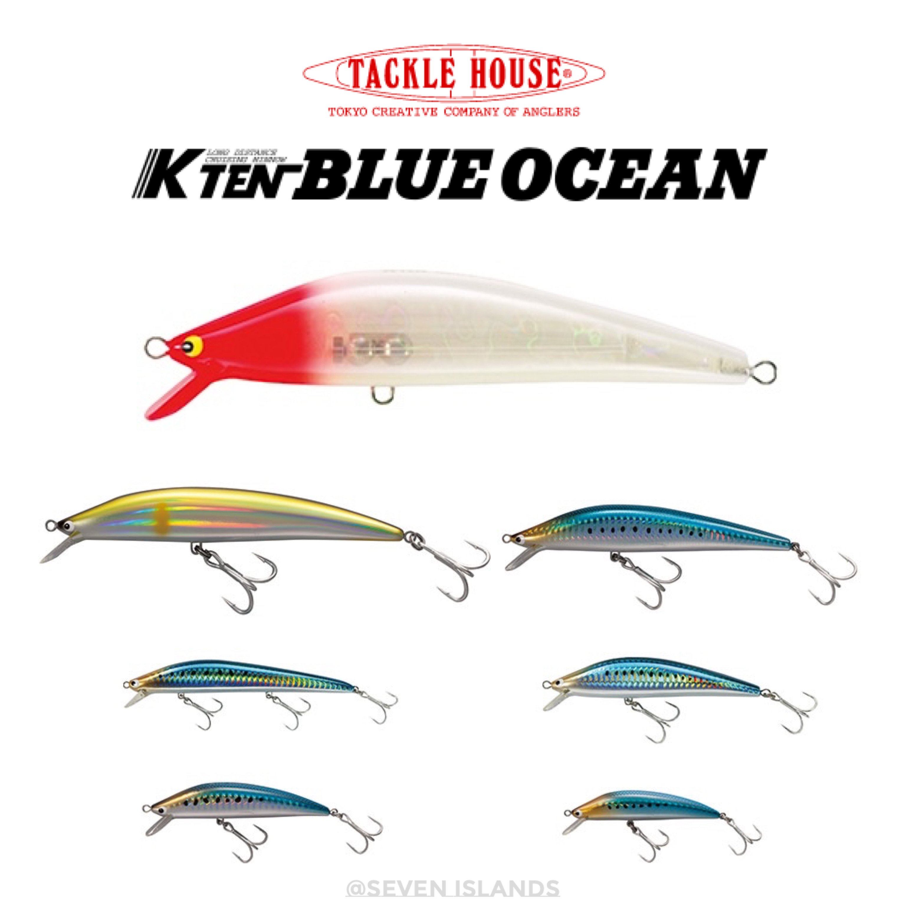 タックルハウス　K-TEN BLUEOCEAN F 20周年記念ステッカー付 tacklehouse-fanshop / K-TEN BLUEOCEAN BKF150