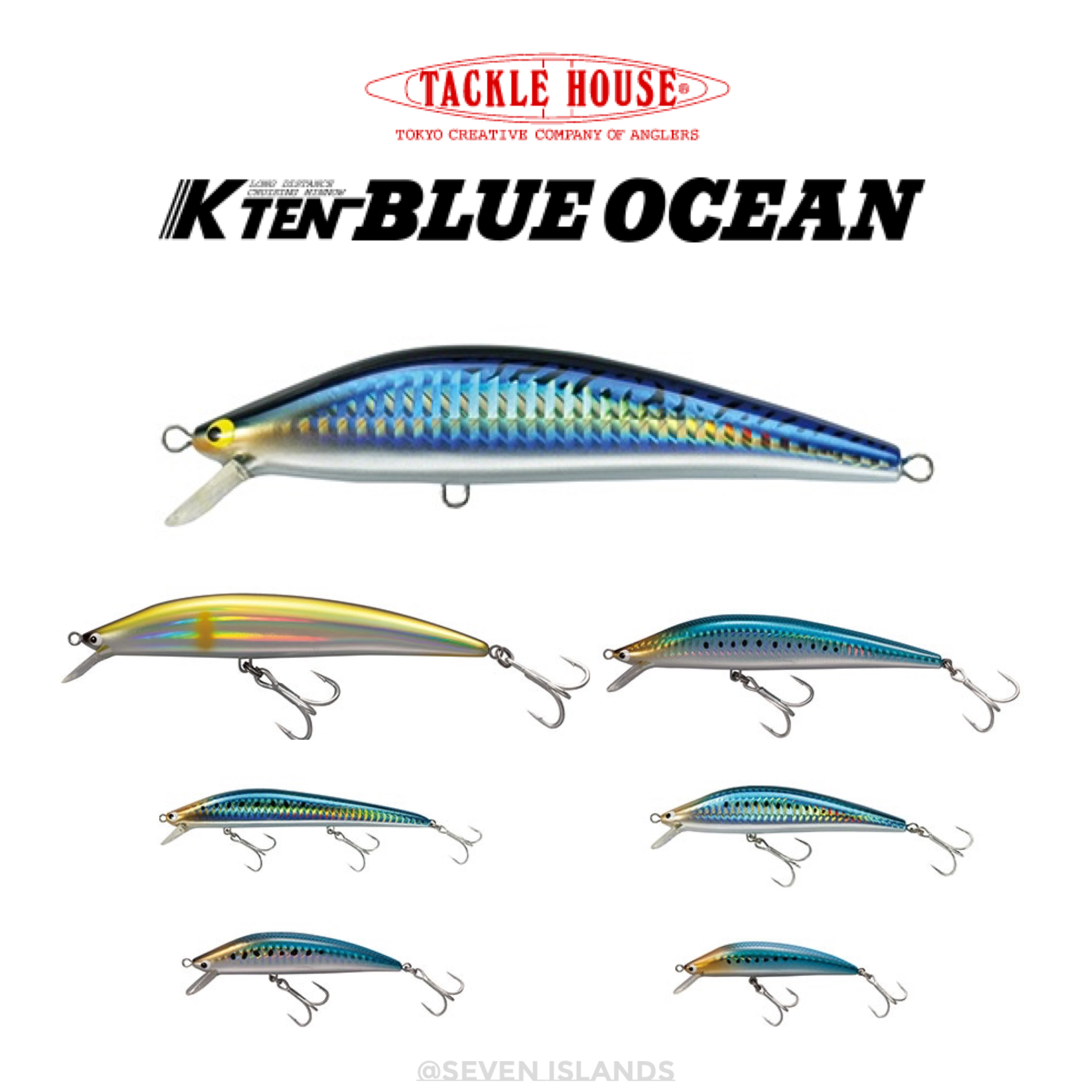TACKLE HOUSE BLUE OCEAN BKS140 35g 限定色 タックルハウス（TACKLE HOUSE） K-TEN ブルーオーシャン BKS140