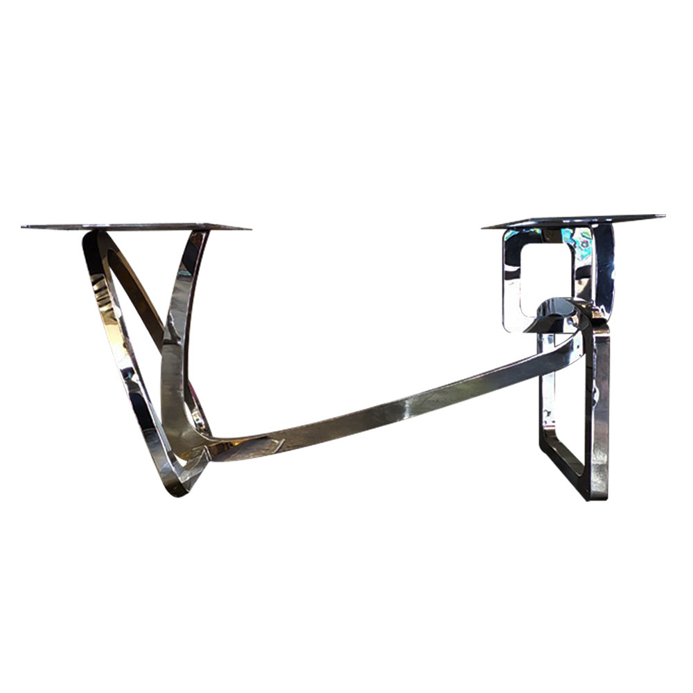 海森不銹鋼亮面金屬桌腳|底座