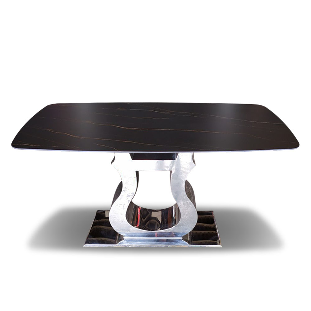 不鏽鋼亮面金屬桌腳|底座 #1176