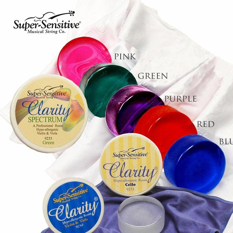 美國 Super-Sensitive Clarity Spec 彩色松香 小提琴、中提琴松香