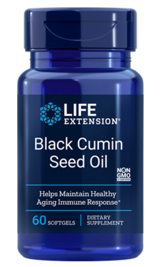 [預購] 有機黑種草籽油/黑籽油 60粒軟膠囊 Life Extension Black Cumin Seed Oil
