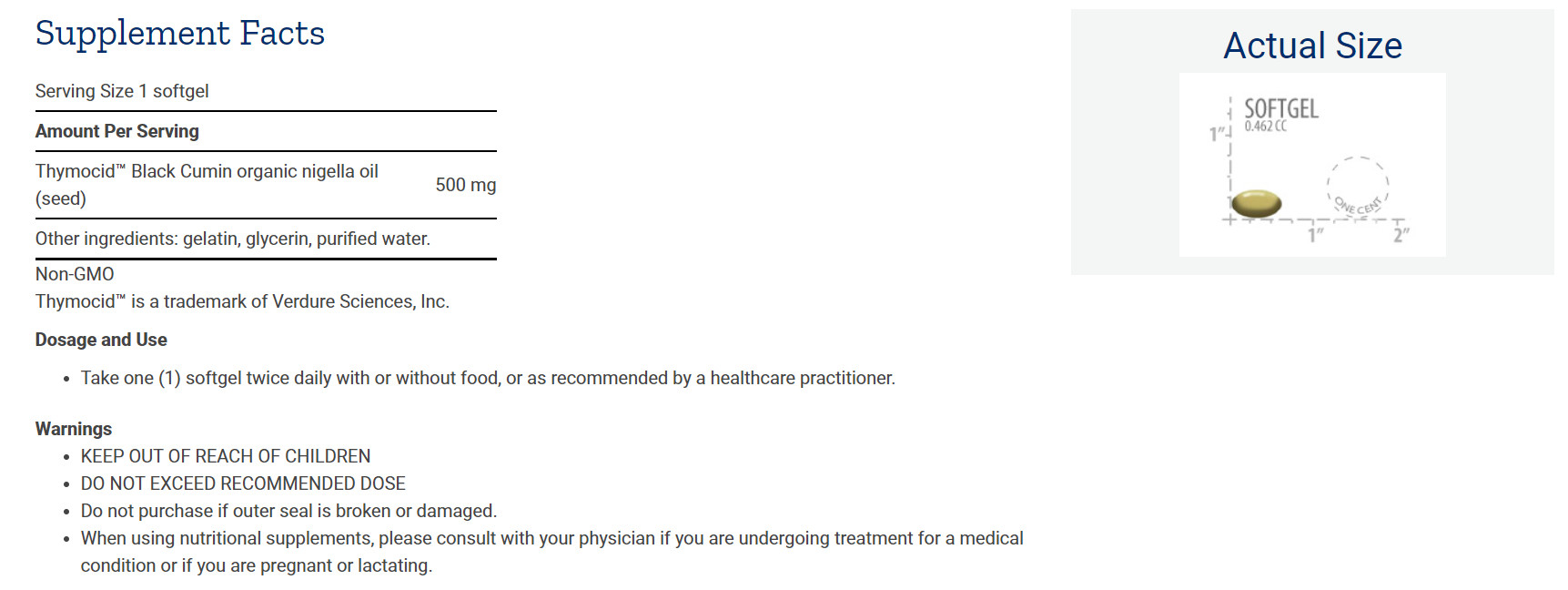 [預購] 有機黑種草籽油/黑籽油 60粒軟膠囊 Life Extension Black Cumin Seed Oil