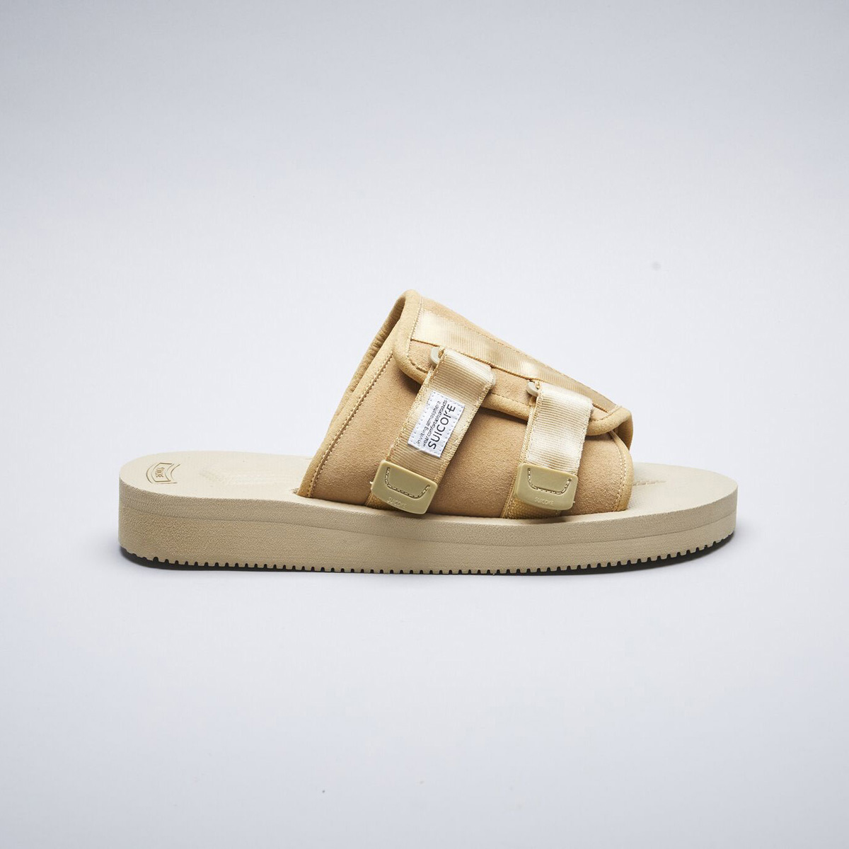 [出清商品售出無退換] SUICOKE KAW-VS OG-081VS 沙色 側扣 麂皮 魔鬼氈 VIBRAM 黃金大底【SK21081VSBE】