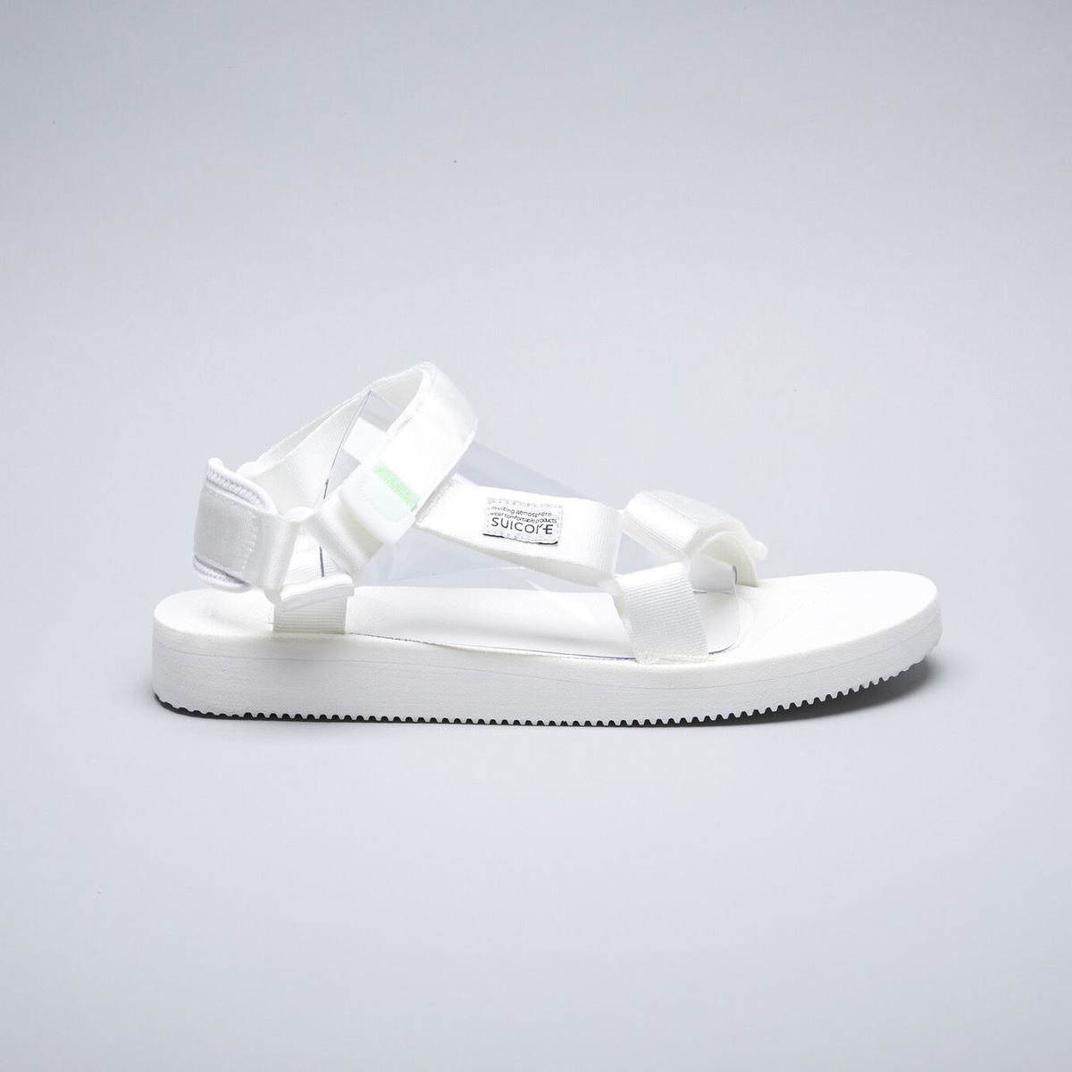 [出清商品售出無退換] SUICOKE DEPA-CAB OG-022CAB 白色 抗菌內裡 尼龍 魔鬼氈 休閒涼鞋【SK22022CABWH】