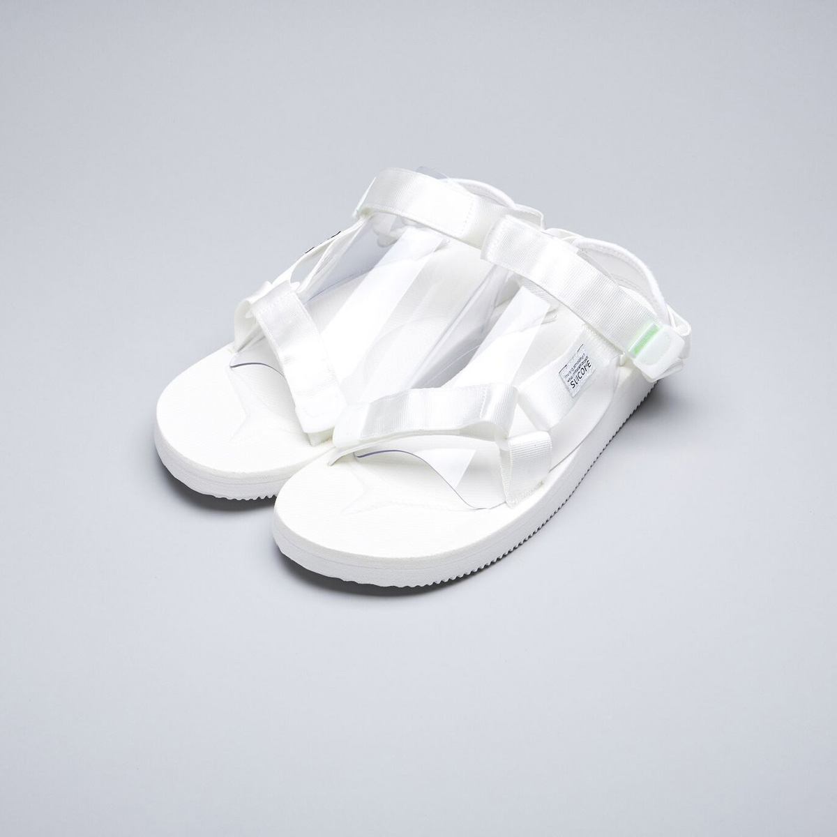 [出清商品售出無退換] SUICOKE DEPA-CAB OG-022CAB 白色 抗菌內裡 尼龍 魔鬼氈 休閒涼鞋【SK22022CABWH】