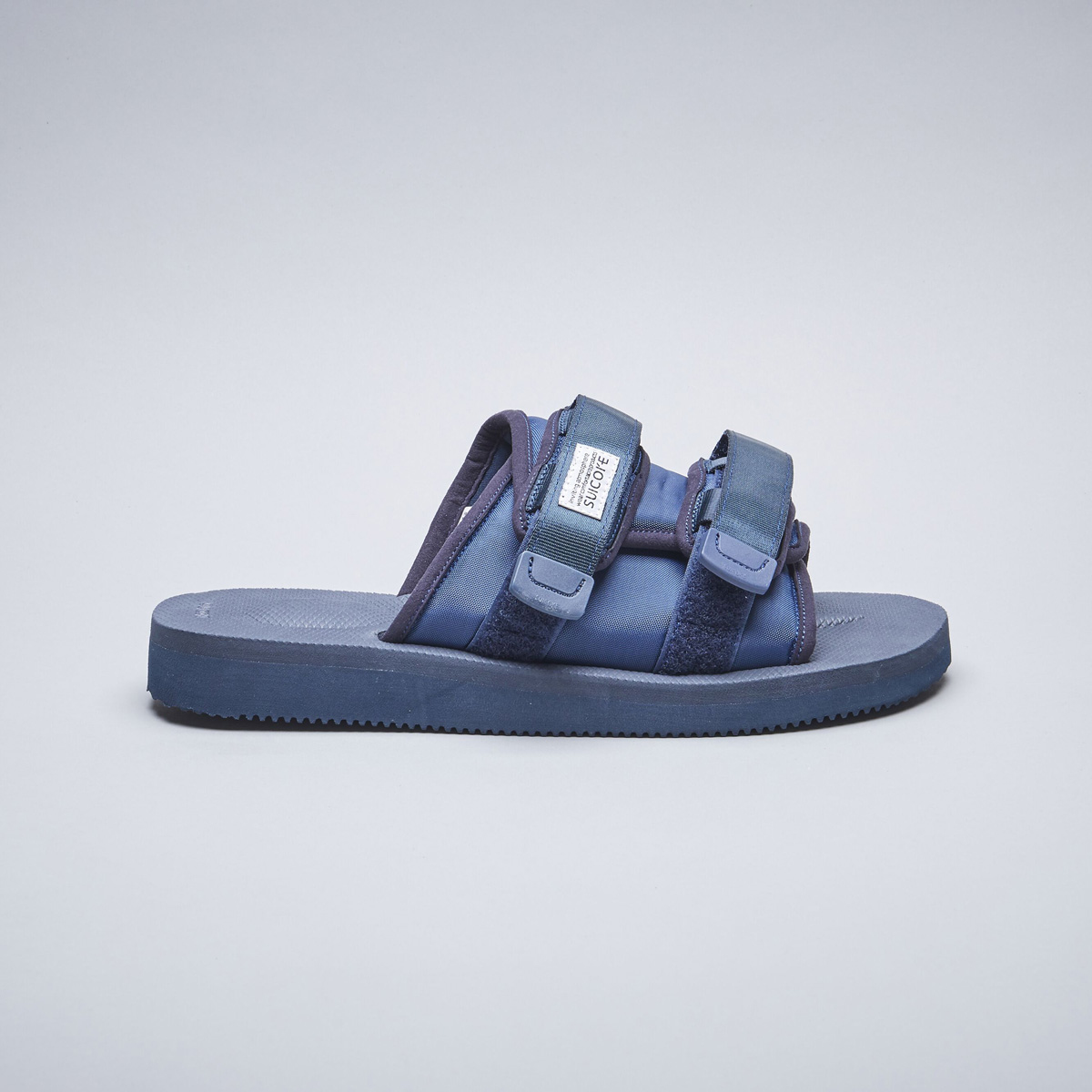 [出清商品售出無退換] SUICOKE MOTO-CAB OG-056CAB 深藍 拖鞋 抗菌鞋床 魔鬼氈 輕量 薄款【SK22056CABNY】