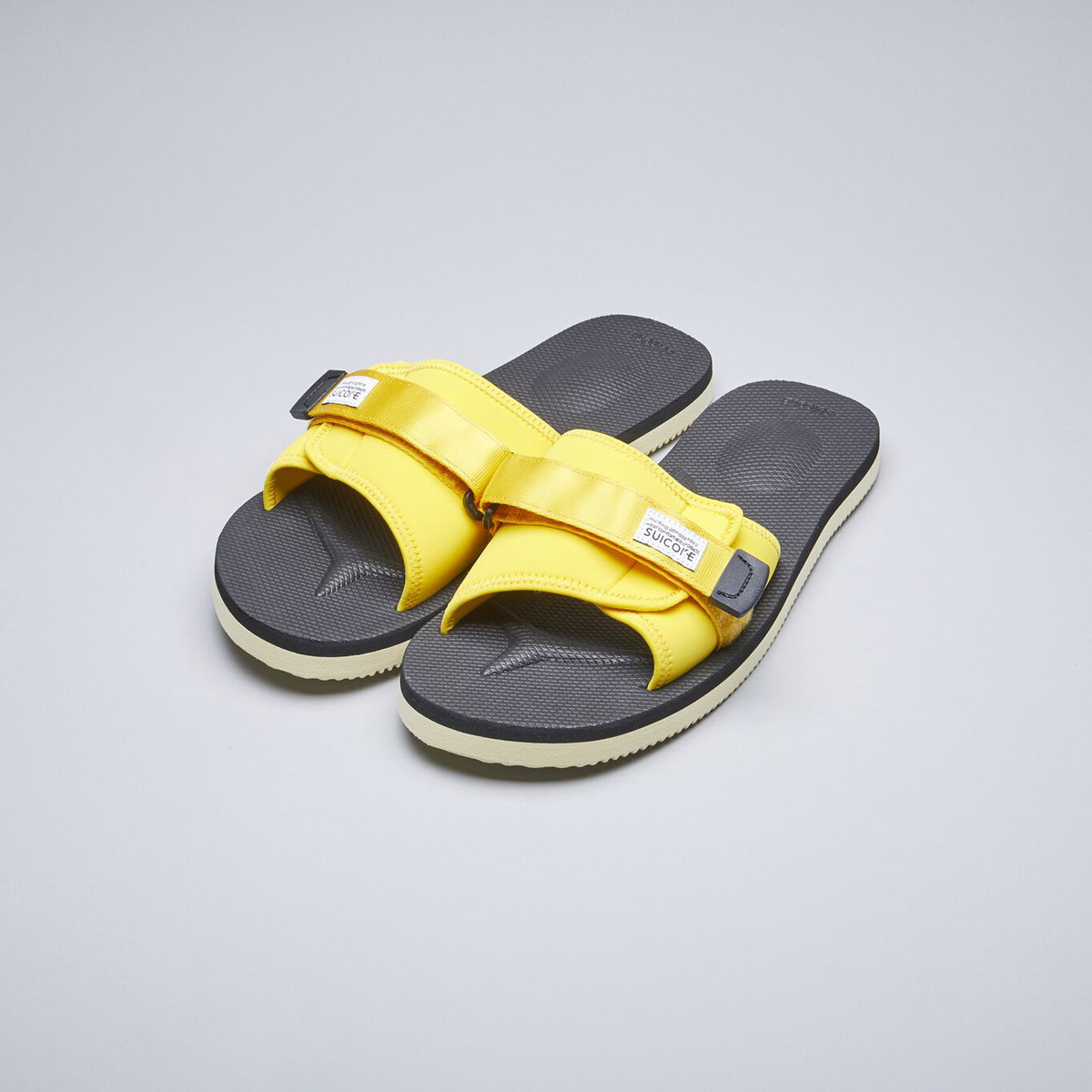 [出清商品售出無退換] SUICOKE PADRI OG-082 黃色 拖鞋 尼龍 薄底 耐磨 魔鬼氈 一般大底【SK20082YL】